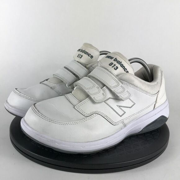 New Balance 813 Strap Comfort Walking Shoes White MW813HWT Men’s Size 9.5 4E - Picture 1 of 11